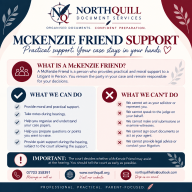 Mckenzie friend - what are they?