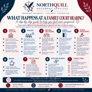 What happens at a family court hearing?